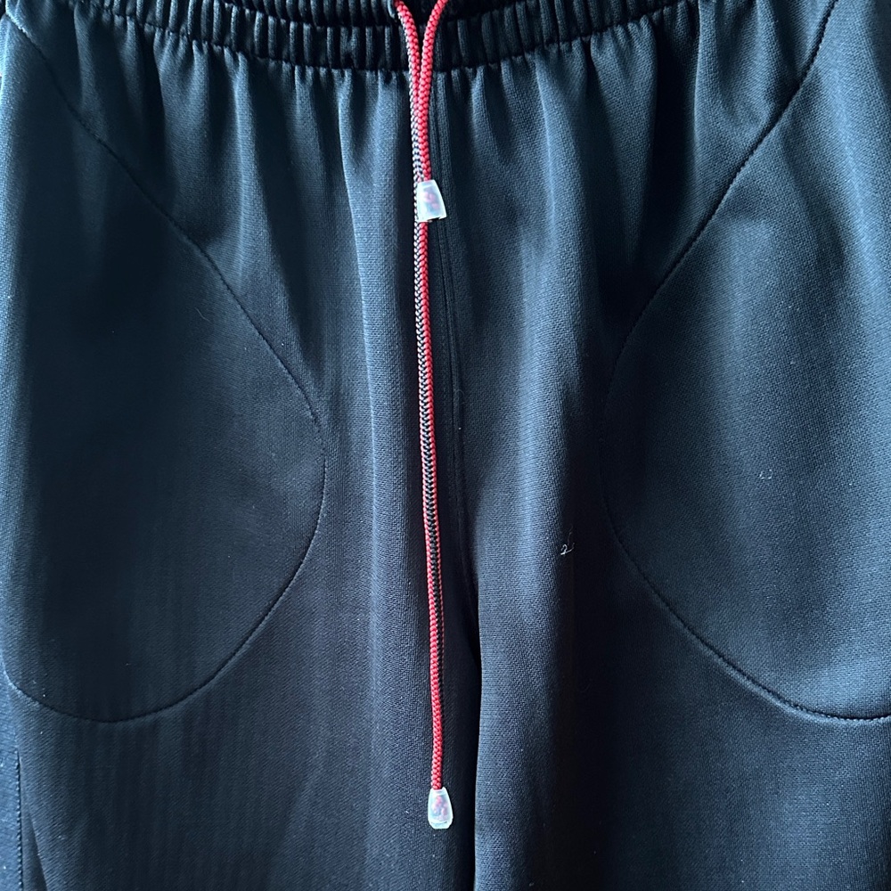 Jordan Black Pants with Red Jumpman and Piping - Picture 3 of 7